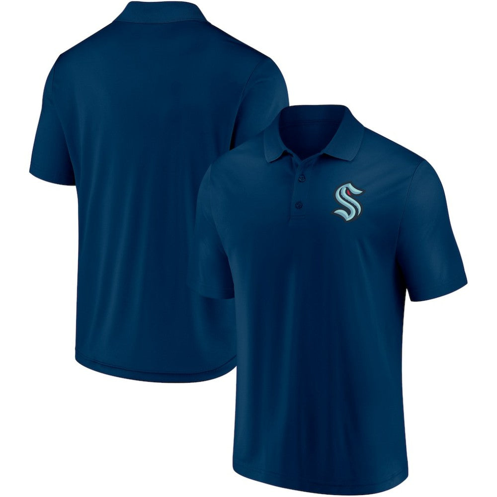 NHL Seattle Kraken Fanatics Winning Streak Polo - Deep Sea Blue