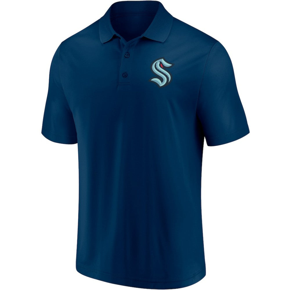 NHL Seattle Kraken Fanatics Winning Streak Polo - Deep Sea Blue