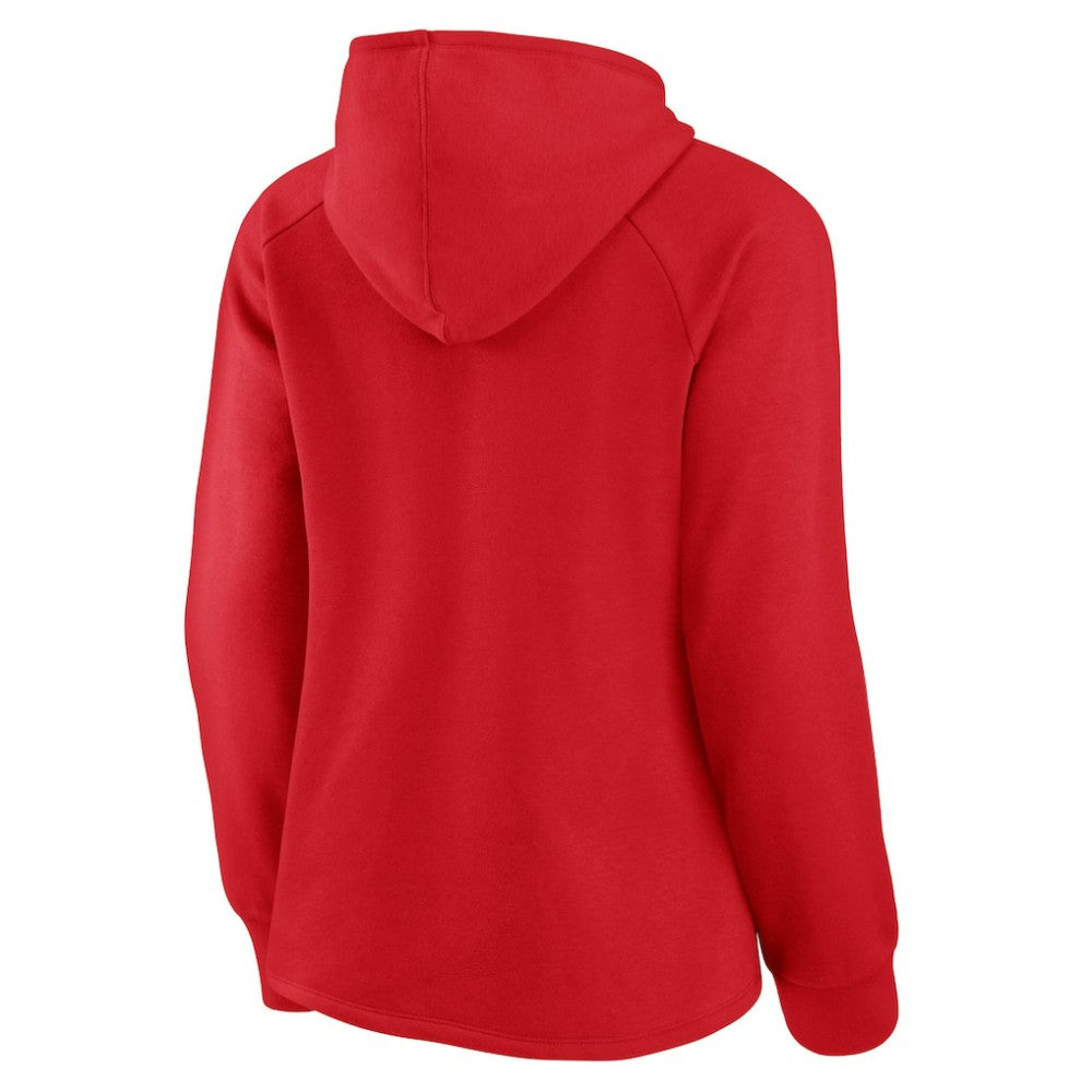 St. Louis Cardinals Fanatics Women's Perfect Play Raglan Pullover Hoodie - Red Hoodies