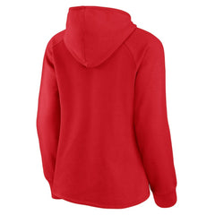 St. Louis Cardinals Fanatics Women's Perfect Play Raglan Pullover Hoodie - Red Hoodies