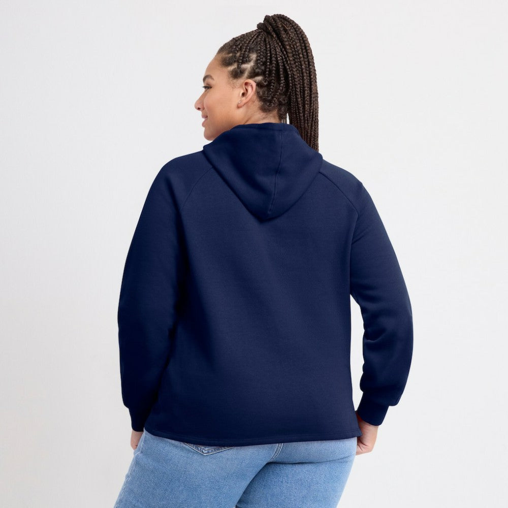 Milwaukee Brewers Fanatics Women's Perfect Play Raglan Pullover Hoodie - Navy Hoodies