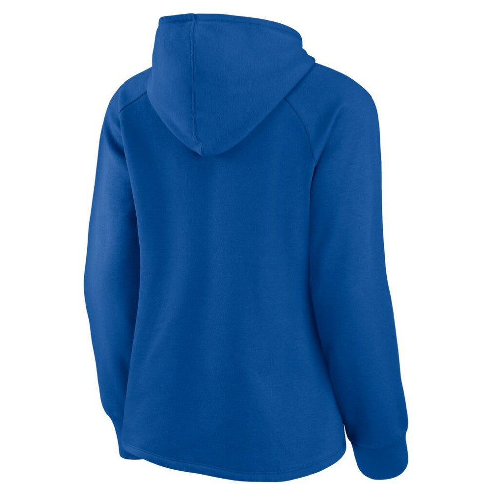 Chicago Cubs Fanatics Women's Perfect Play Raglan Pullover Hoodie - Royal Hoodies
