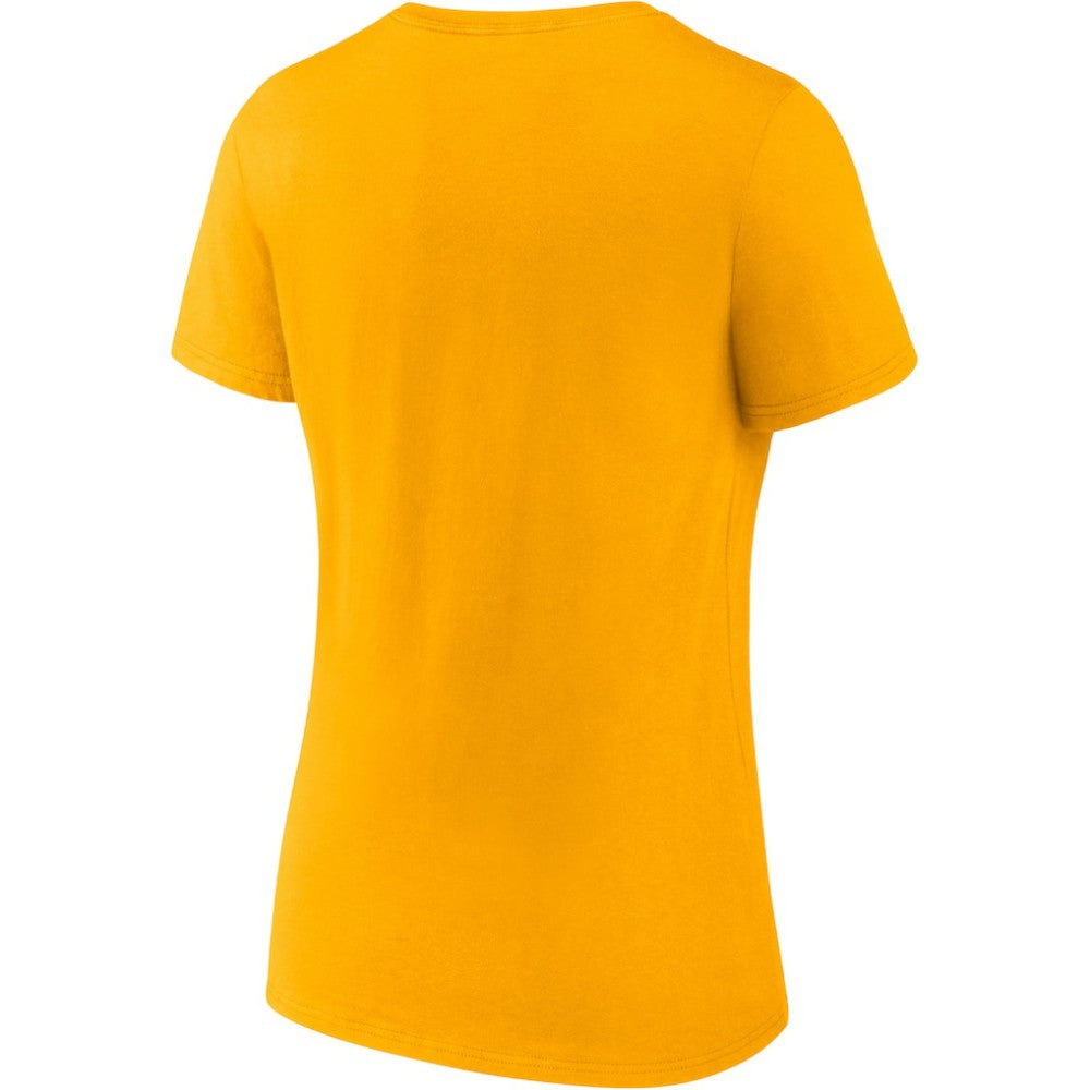 NHL Nashville Predators Fanatics Women's 2-Pack V-Neck T-Shirt Set - Gold/Heathered Gray
