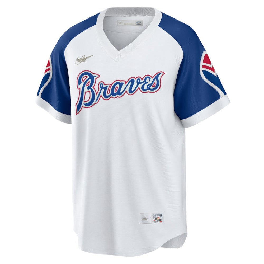 Hank Aaron Atlanta Braves Nike Home Cooperstown Collection Player Jersey - White Jerseys