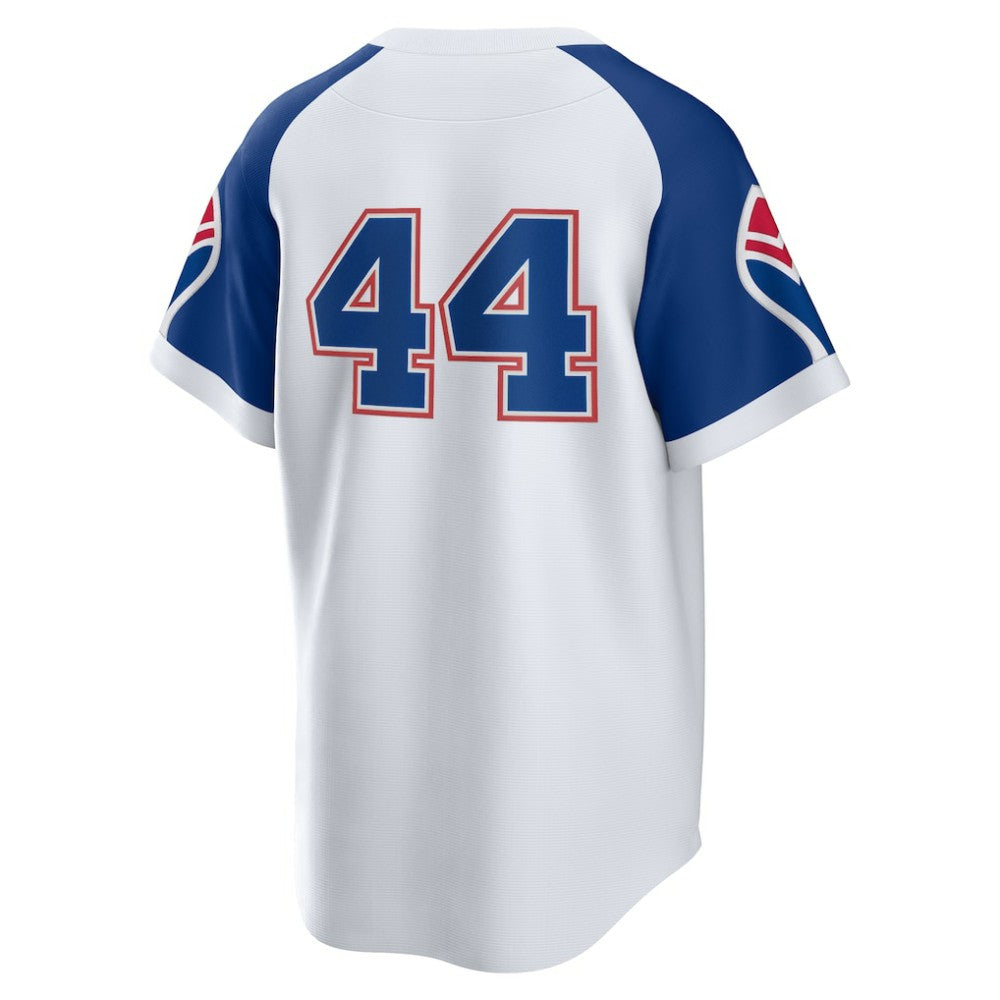 Hank Aaron Atlanta Braves Nike Home Cooperstown Collection Player Jersey - White Jerseys