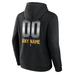 NHL,Custom St. Louis Blues Personalized Midnight Mascot Logo Pullover Hoodie - Black