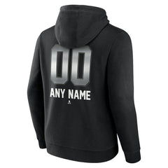 NHL,Custom Toronto Maple Leafs Personalized Midnight Mascot Logo Pullover Hoodie - Black