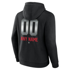 NHL,Custom Washington Capitals Personalized Midnight Mascot Logo Pullover Hoodie - Black