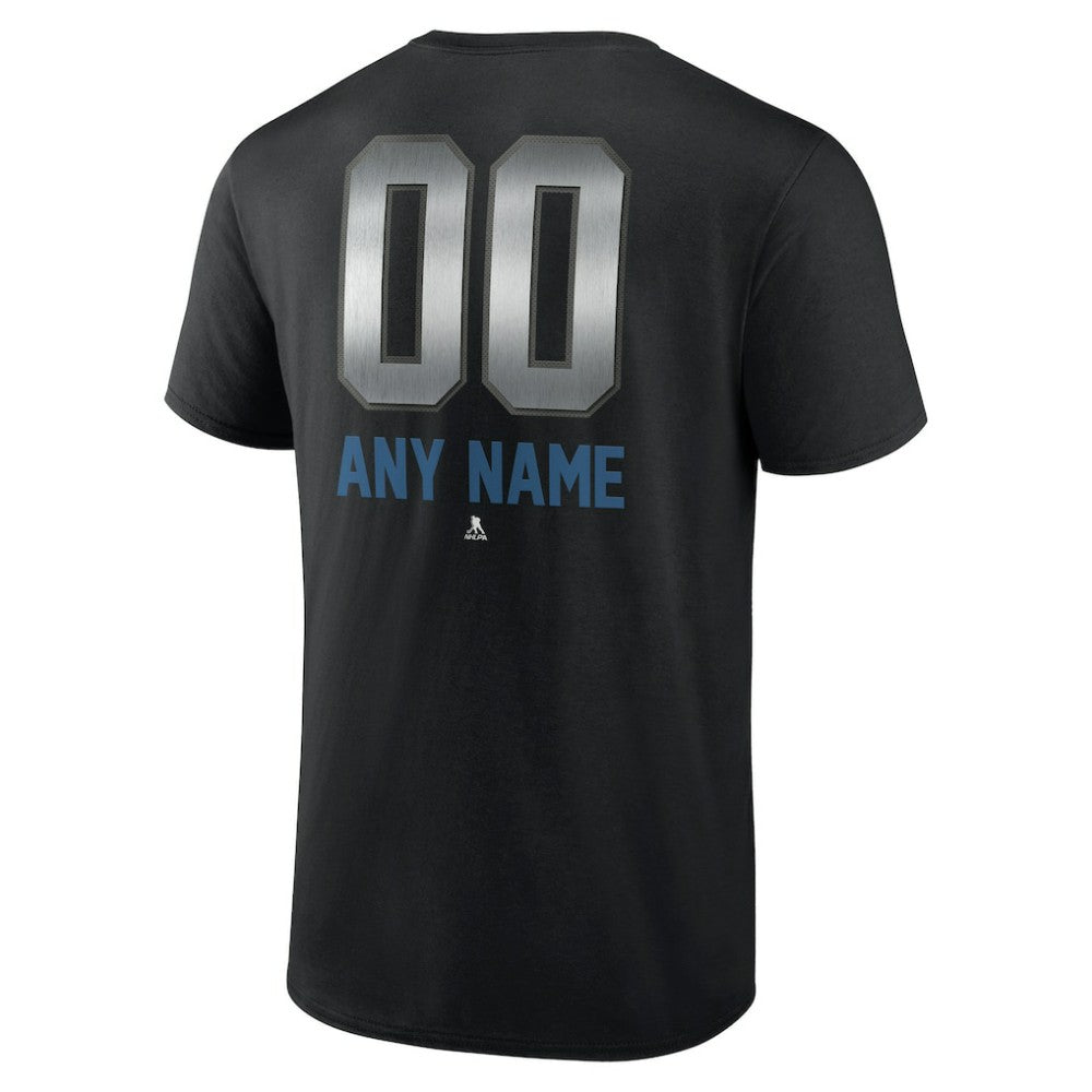 NHL,Custom Colorado Avalanche Personalized Midnight Mascot Logo T-Shirt - Black