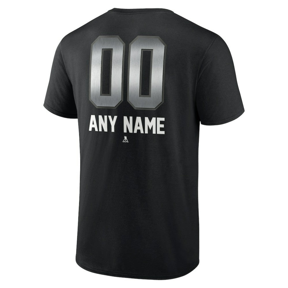 NHL,Custom Los Angeles Kings Personalized Midnight Mascot Logo T-Shirt - Black