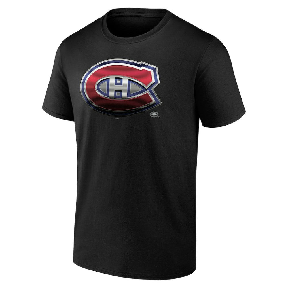 NHL,Custom Montreal Canadiens Personalized Midnight Mascot Logo T-Shirt - Black