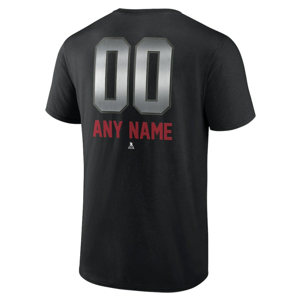 NHL,Custom Montreal Canadiens Personalized Midnight Mascot Logo T-Shirt - Black