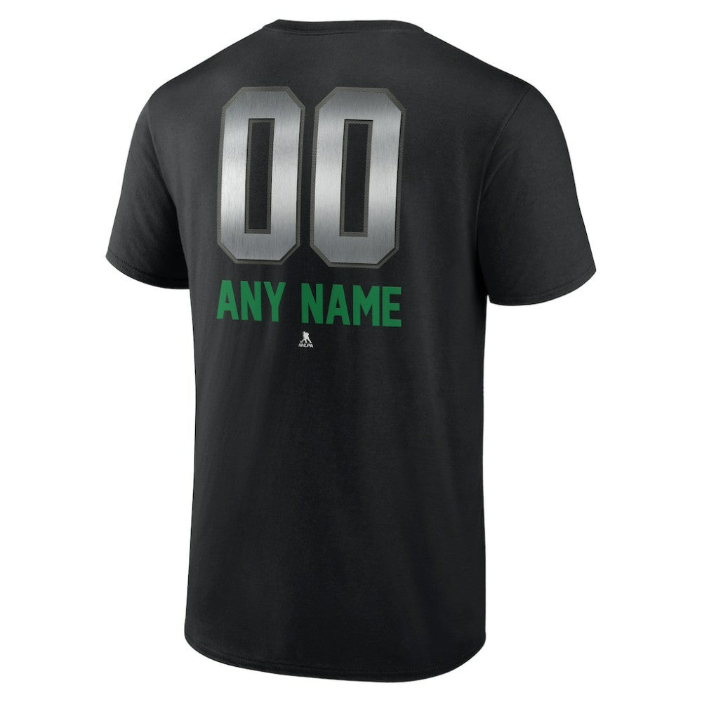 NHL,Custom Vancouver Canucks Personalized Midnight Mascot Logo T-Shirt - Black