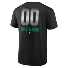 NHL,Custom Vancouver Canucks Personalized Midnight Mascot Logo T-Shirt - Black