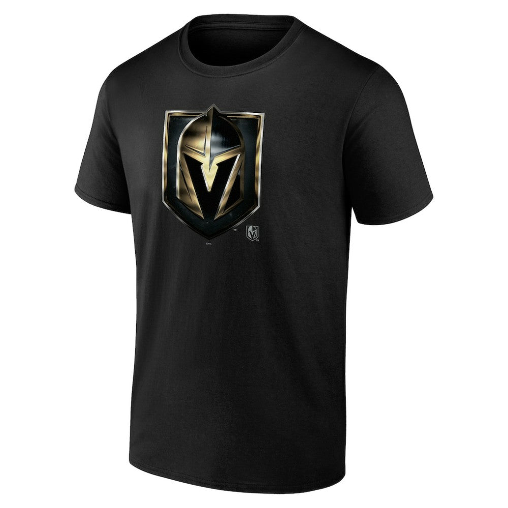 NHL,Custom Vegas Golden Knights Personalized Midnight Mascot Logo T-Shirt - Black