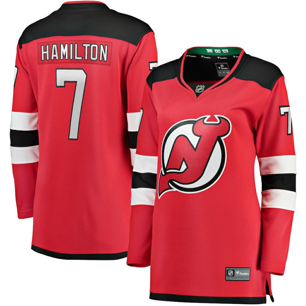 NHL Dougie Hamilton New Jersey Devils Fanatics Women's Breakaway Player Jersey - Red