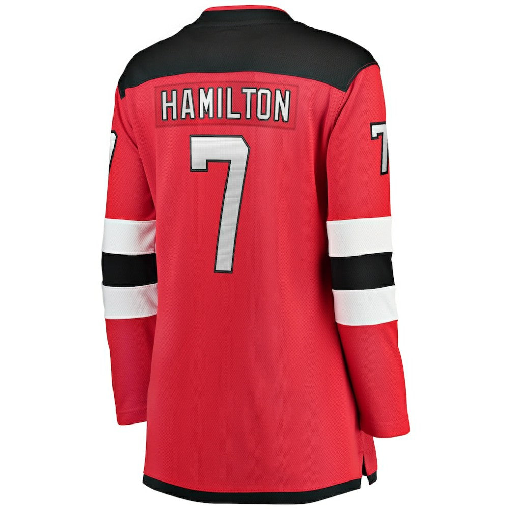 NHL Dougie Hamilton New Jersey Devils Fanatics Women's Breakaway Player Jersey - Red