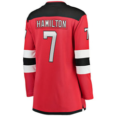 NHL Dougie Hamilton New Jersey Devils Fanatics Women's Breakaway Player Jersey - Red