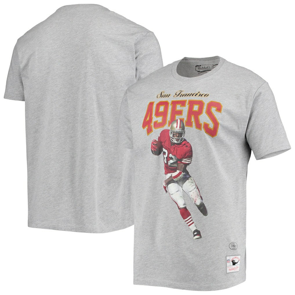 Ricky Watters San Francisco 49ers Player Graphics T-Shirt Gray
