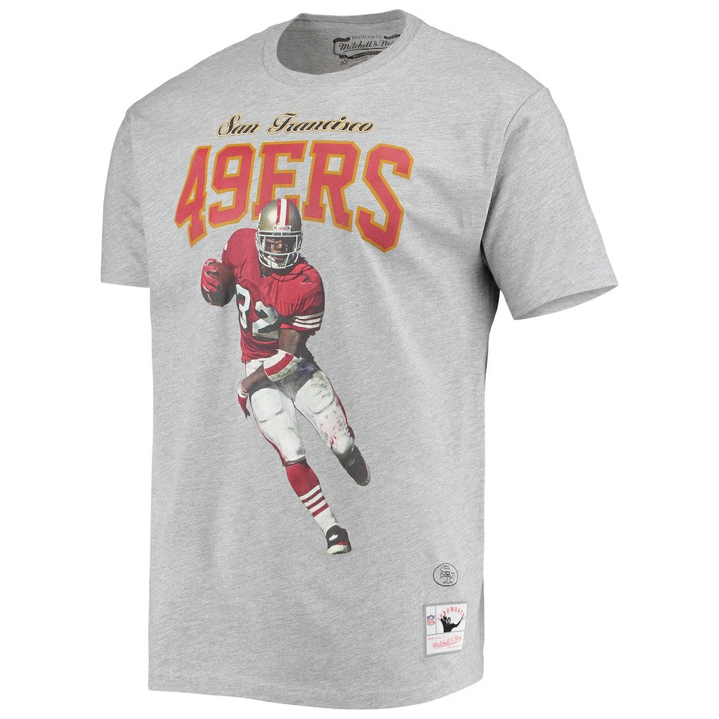 Ricky Watters San Francisco 49ers Player Graphics T-Shirt Gray