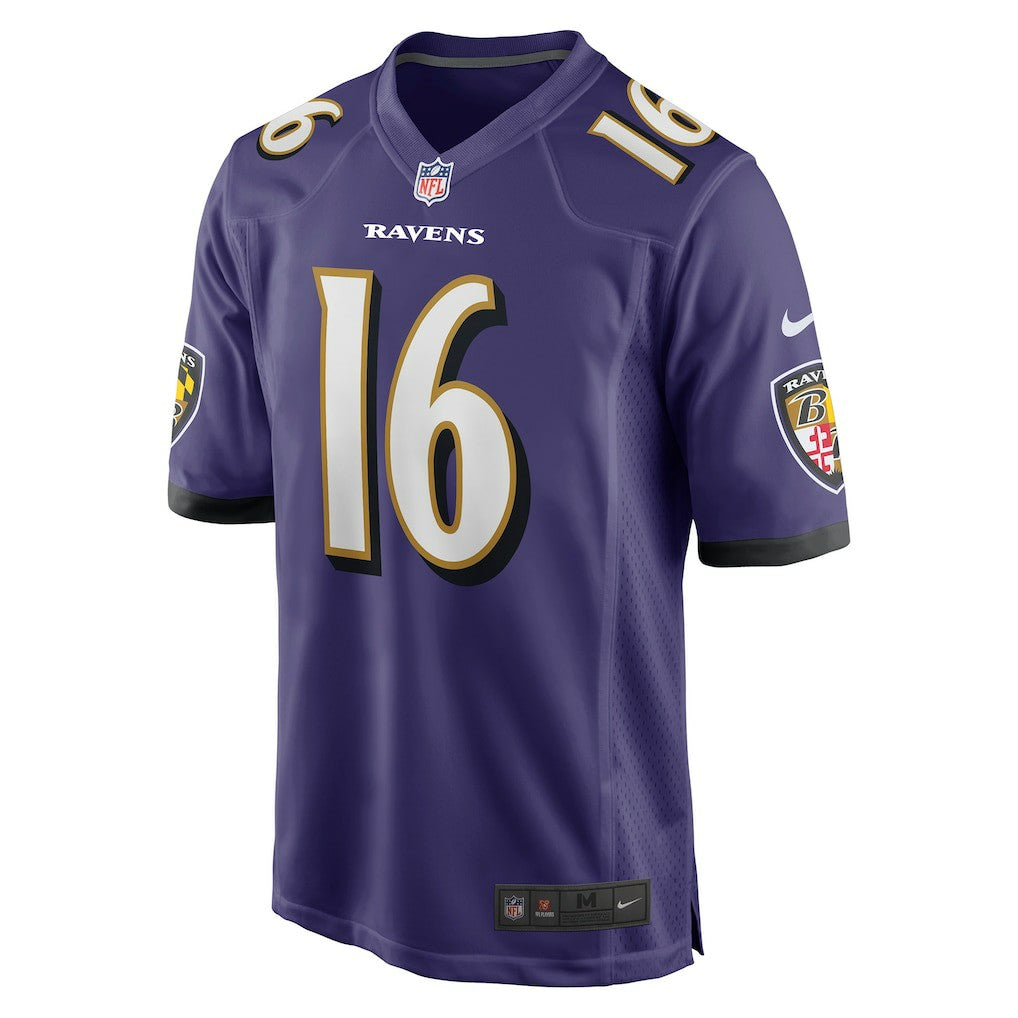 Tylan Wallace Baltimore Ravens Game Jersey Purple