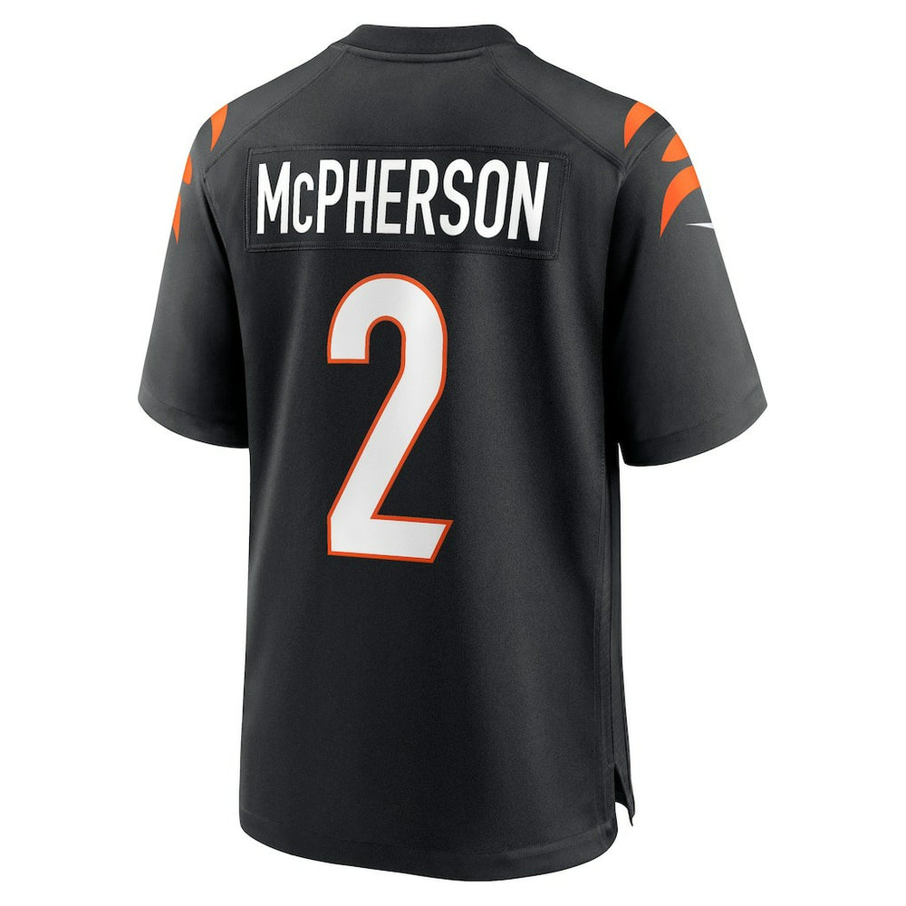 Evan McPherson Cincinnati Bengals Game Jersey Black