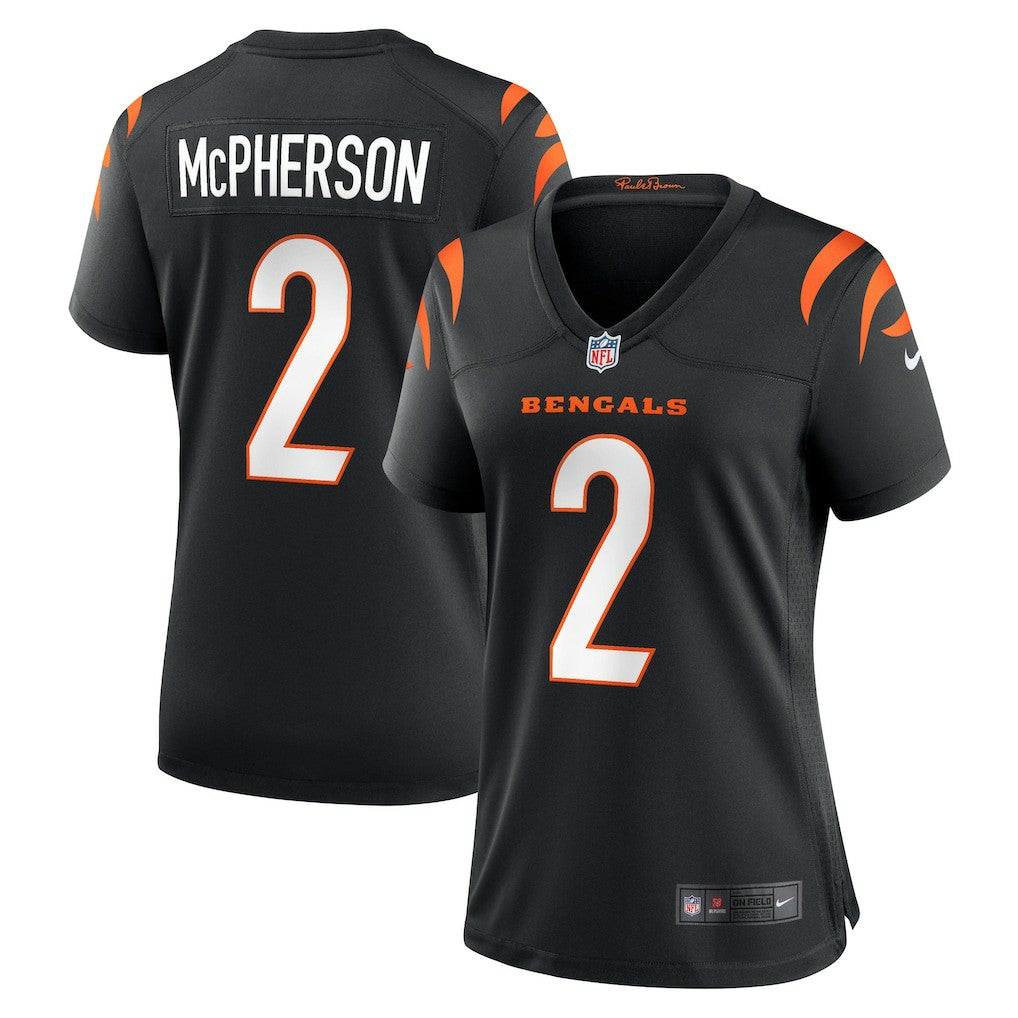 Evan McPherson Cincinnati Bengals Women's Game Jersey Black