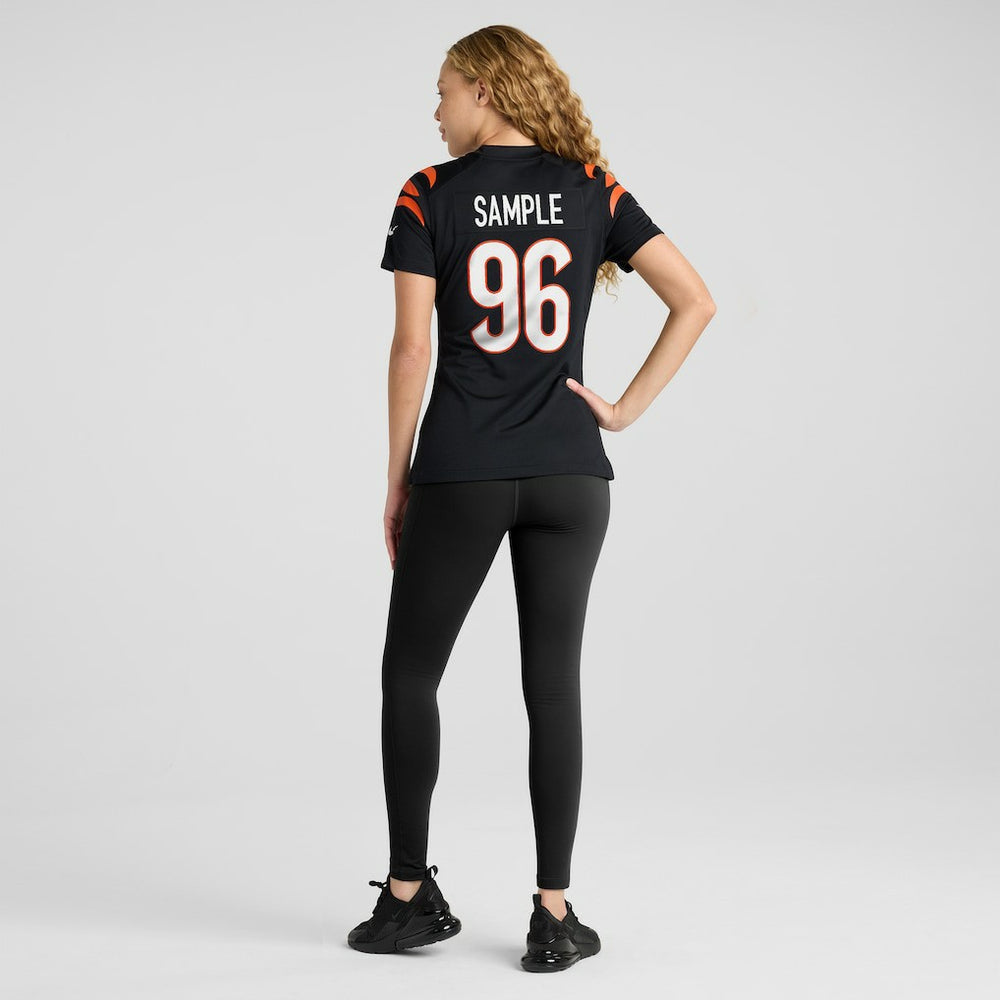 Cam Sample Cincinnati Bengals Women's Game Jersey Black