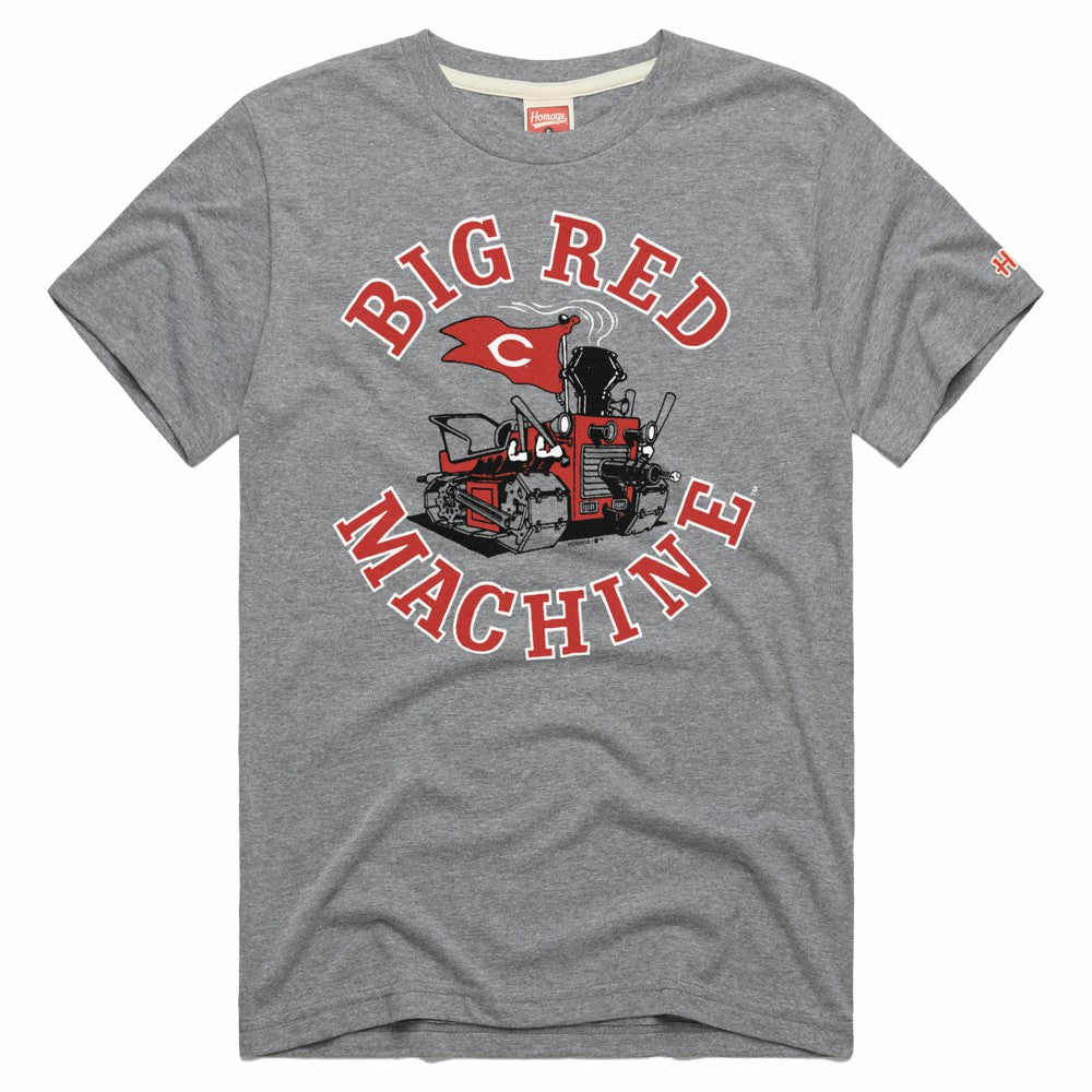 Cincinnati Reds Homage Hyper Local Tri-Blend T-Shirt -Heathered Gray T-shirts