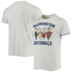 Washington Nationals Homage Hyper Local Tri-Blend T-Shirt - Heathered Gray T-shirts