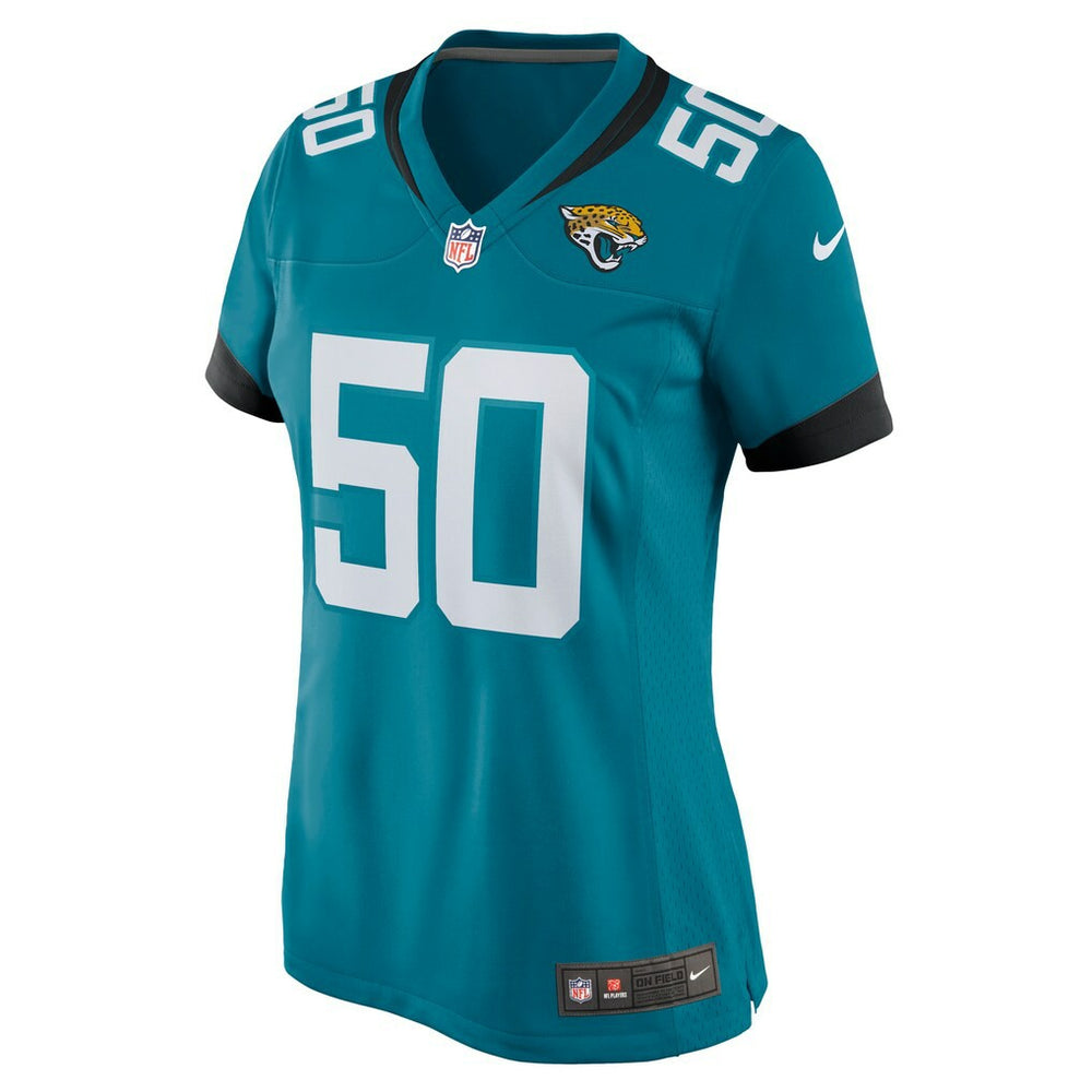 Shaquille Quarterman Jacksonville Jaguars Women's Game Jersey Teal
