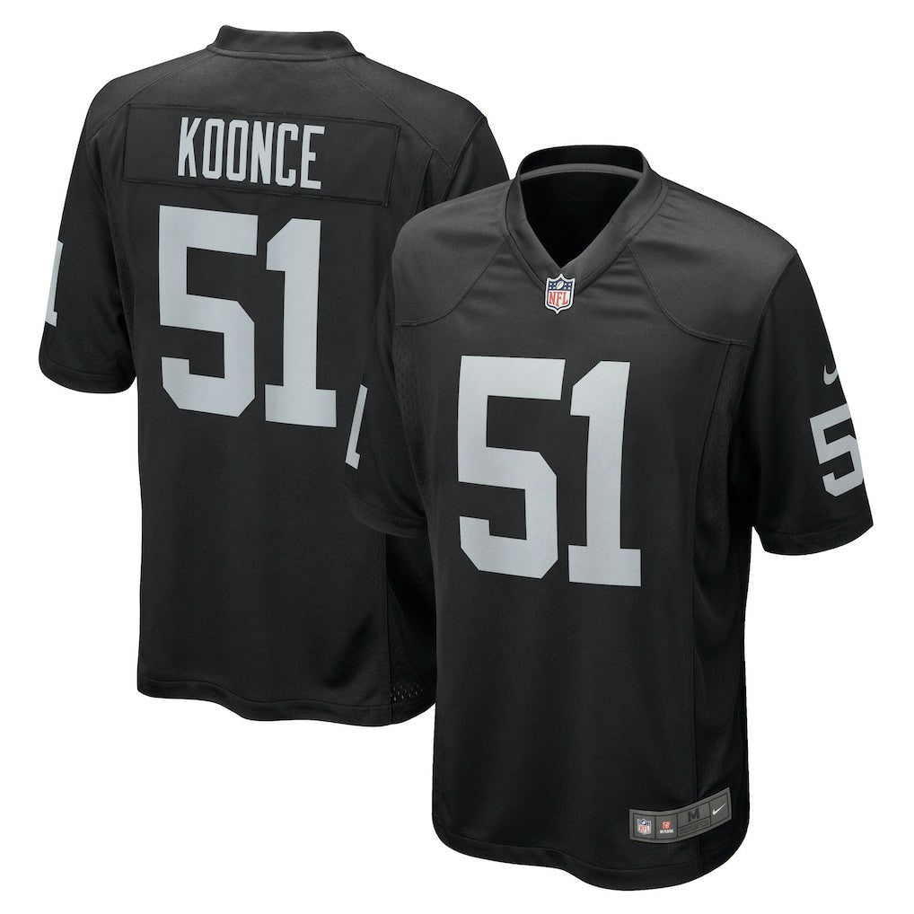 Malcolm Koonce Las Vegas Raiders Game Jersey Black