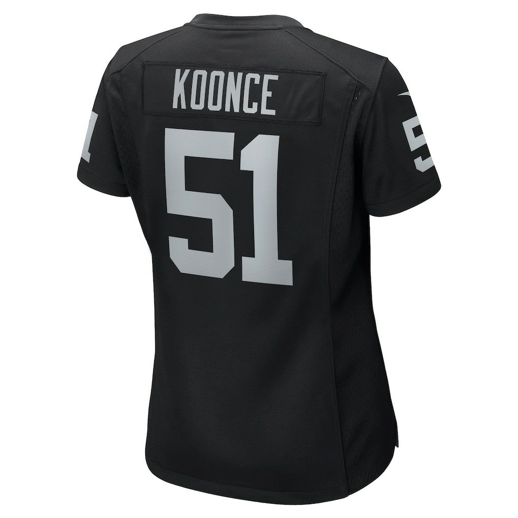 Malcolm Koonce Las Vegas Raiders Women's Game Jersey Black