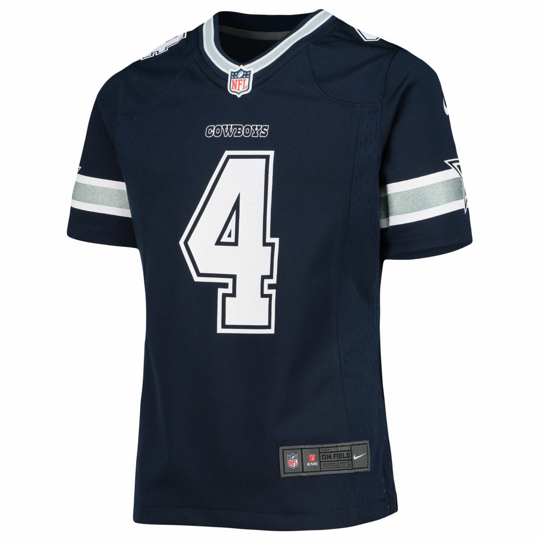 Dak Prescott Dallas Cowboys Girls Youth Team Game Jersey Navy