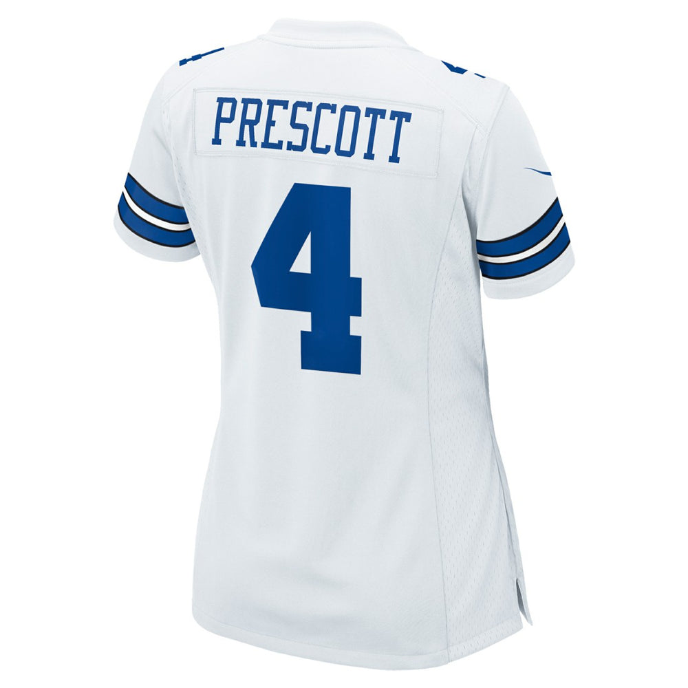 Dak Prescott Dallas Cowboys Women's Team Game Jersey White