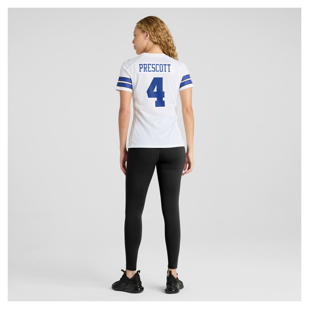Dak Prescott Dallas Cowboys Women's Team Game Jersey White
