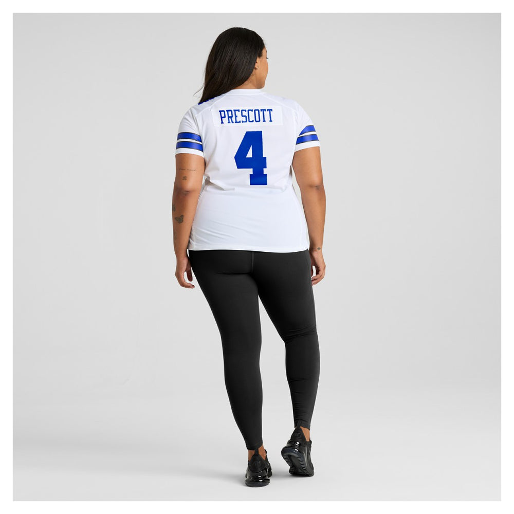 Dak Prescott Dallas Cowboys Women's Team Game Jersey White