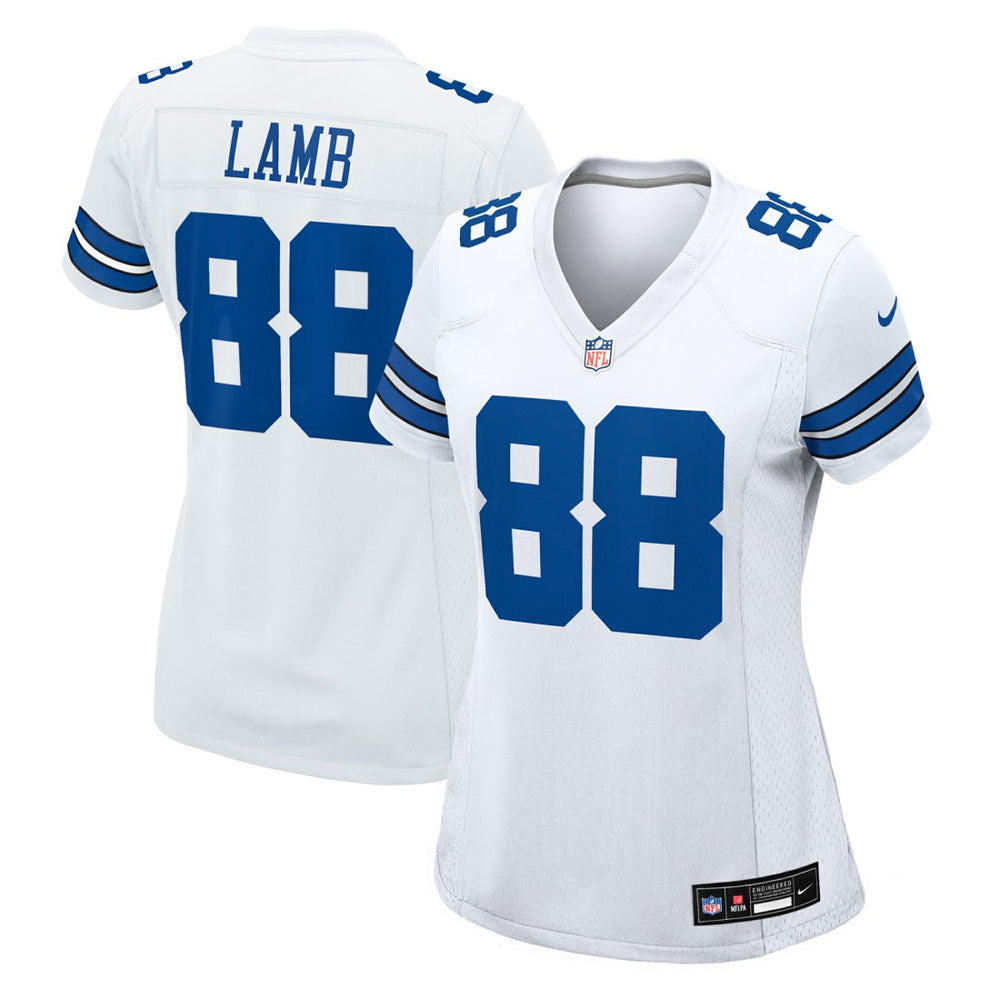 CeeDee Lamb Dallas Cowboys Women's Game Jersey White