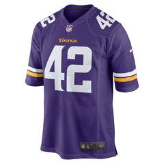 NFL Andrew DePaola Minnesota Vikings Game Jersey - Purple