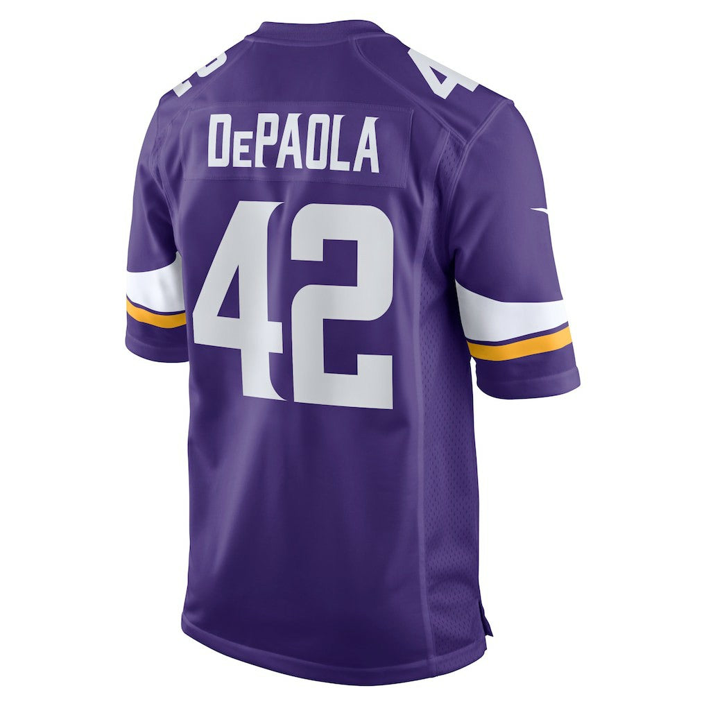NFL Andrew DePaola Minnesota Vikings Game Jersey - Purple