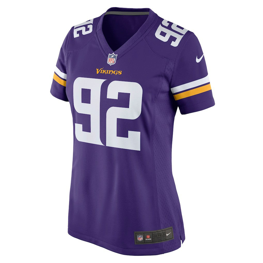 NFL James Lynch Minnesota Vikings Women's Game Player Jersey - Purple