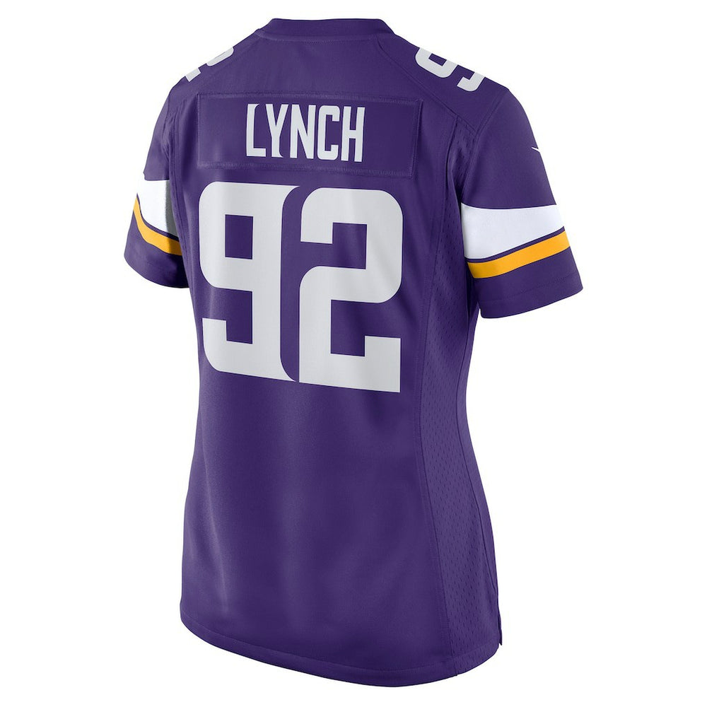 NFL James Lynch Minnesota Vikings Women's Game Player Jersey - Purple