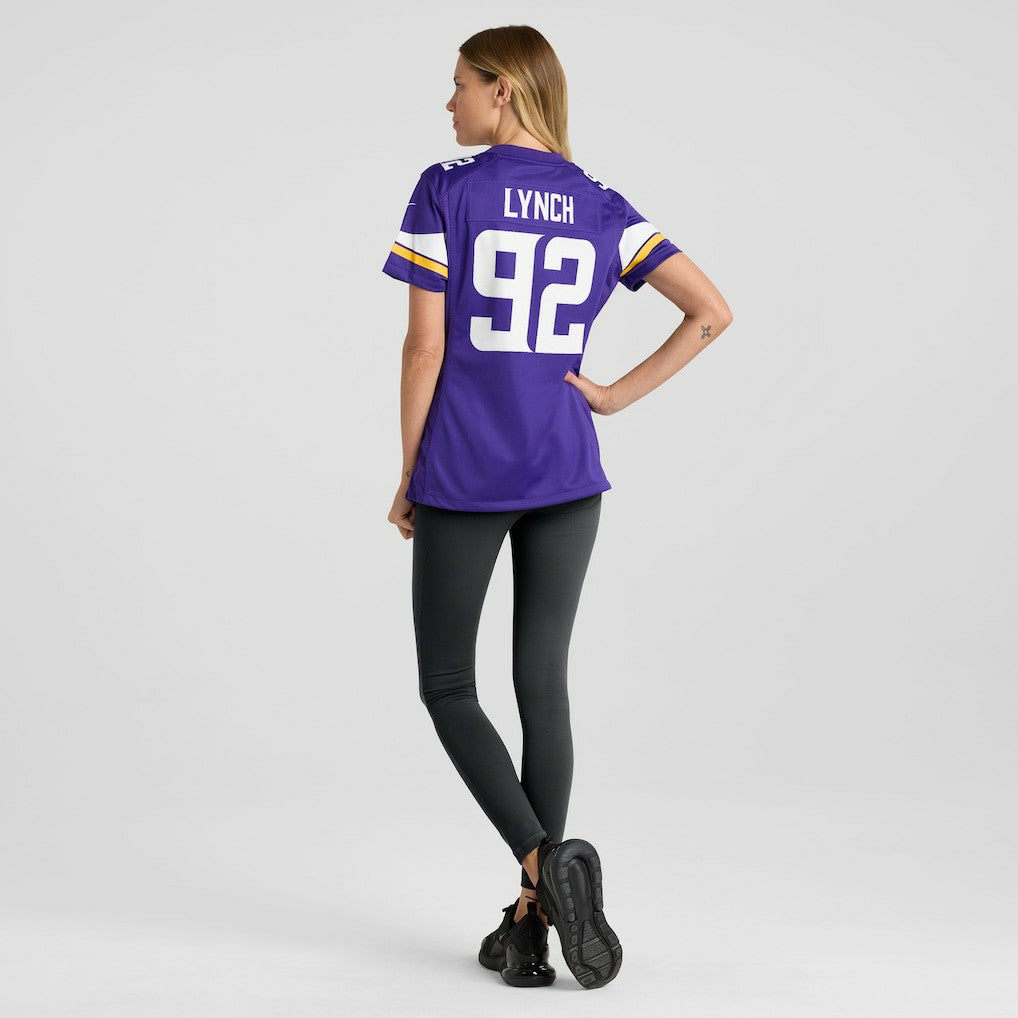 NFL James Lynch Minnesota Vikings Women's Game Player Jersey - Purple