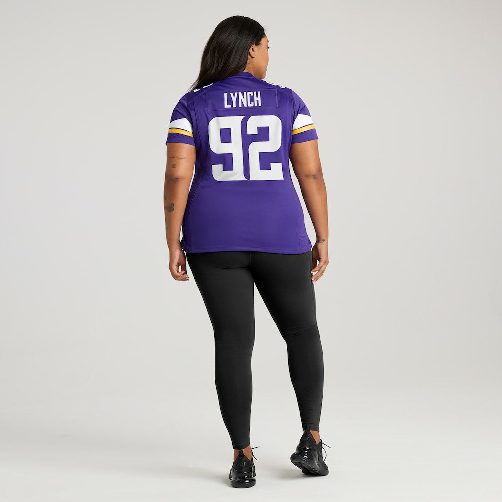 NFL James Lynch Minnesota Vikings Women's Game Player Jersey - Purple