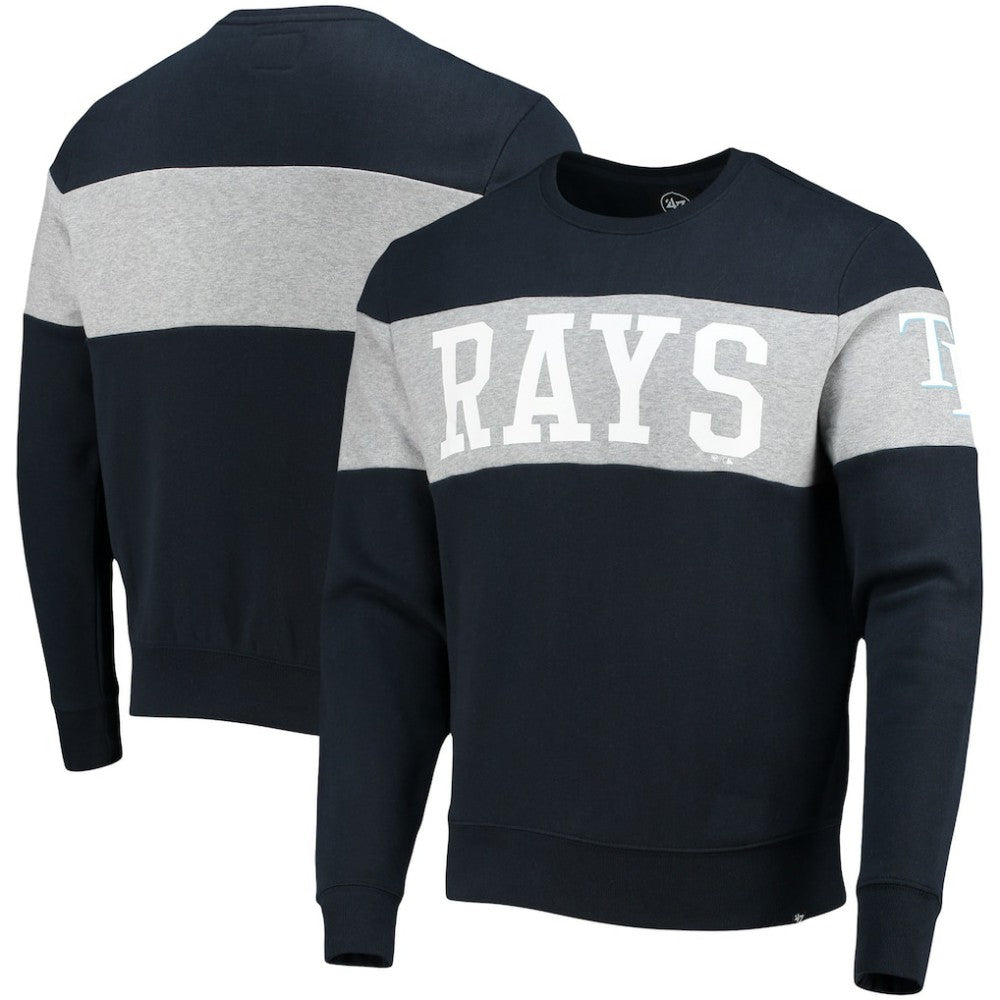 Tampa Bay Rays '47 Interstate Pullover Sweatshirt - Navy Pullover