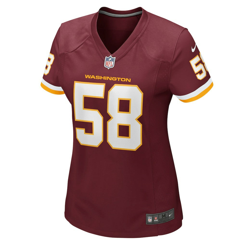 Shaka Toney Washington Football Team Women's Game Jersey Burgundy