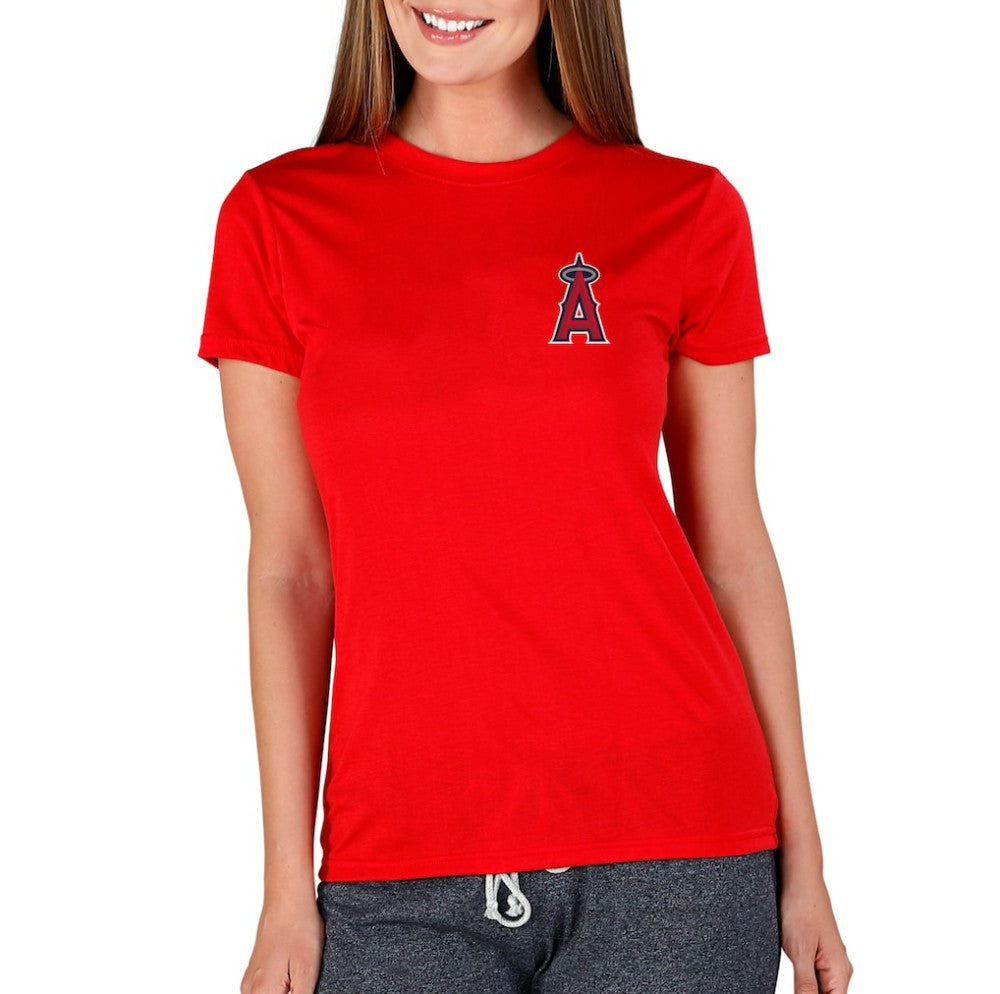 Los Angeles Angels Concepts Sport Women's Marathon Knit Top - Red Tops