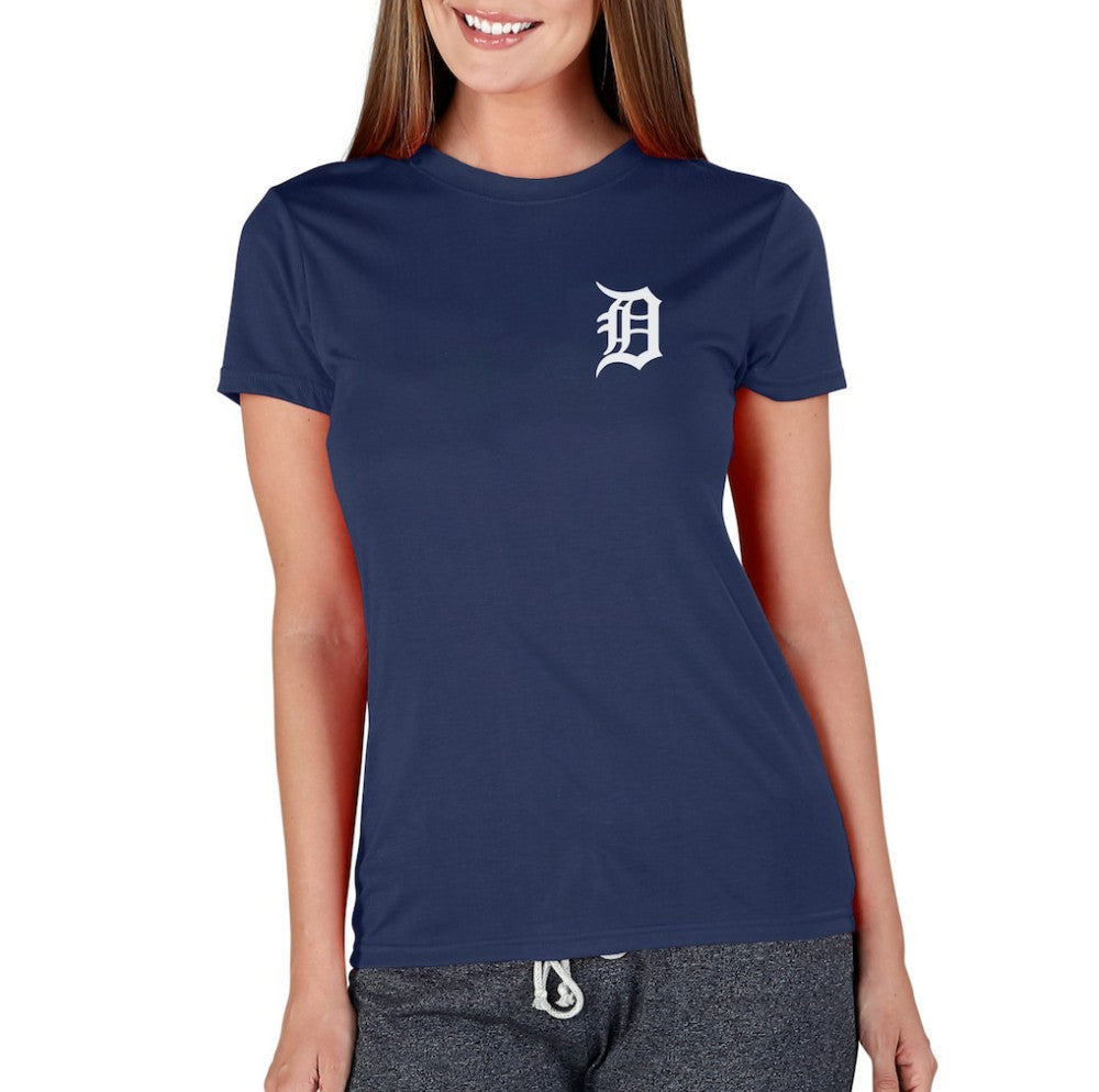 Detroit Tigers Concepts Sport Women's Marathon Knit Top - Navy Tops