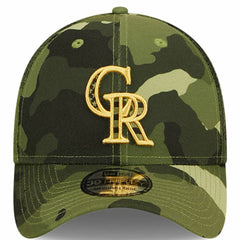Colorado Rockies New Era 2022 Armed Forces Day 39THIRTY Flex Hat - Camo Hats