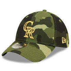 Colorado Rockies New Era 2022 Armed Forces Day 39THIRTY Flex Hat - Camo Hats